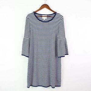 SAIL TO SABLE NAVY STRIPE DRESS